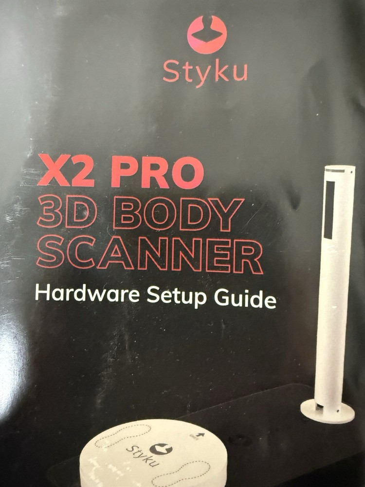 Styku X2 Pro Desktop 3D Body Scanner w/ Tower, Floor Mat & Setup Guide