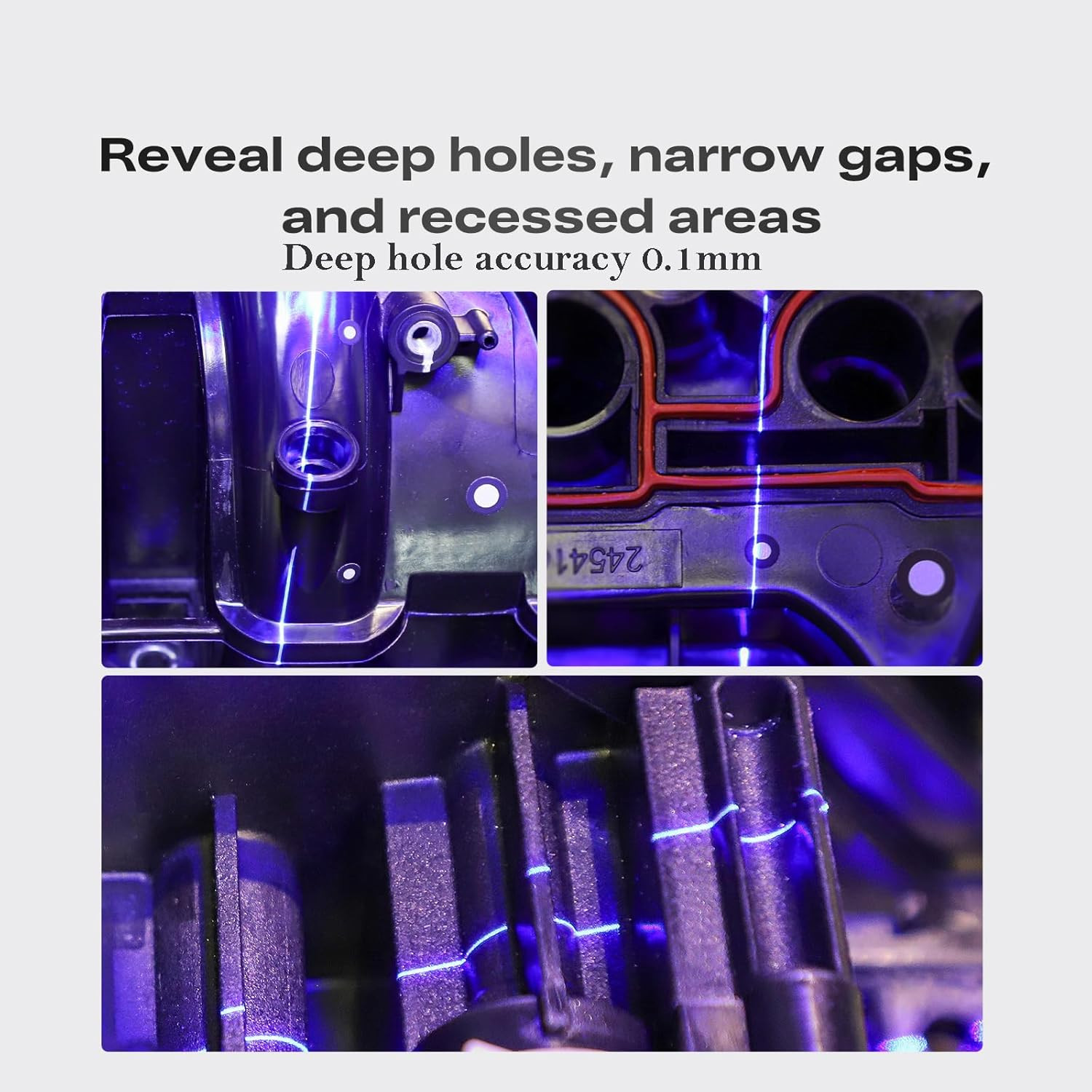 High-Precision 3D Scanner S1 with Wireless Bridge & Color Mapping gallery