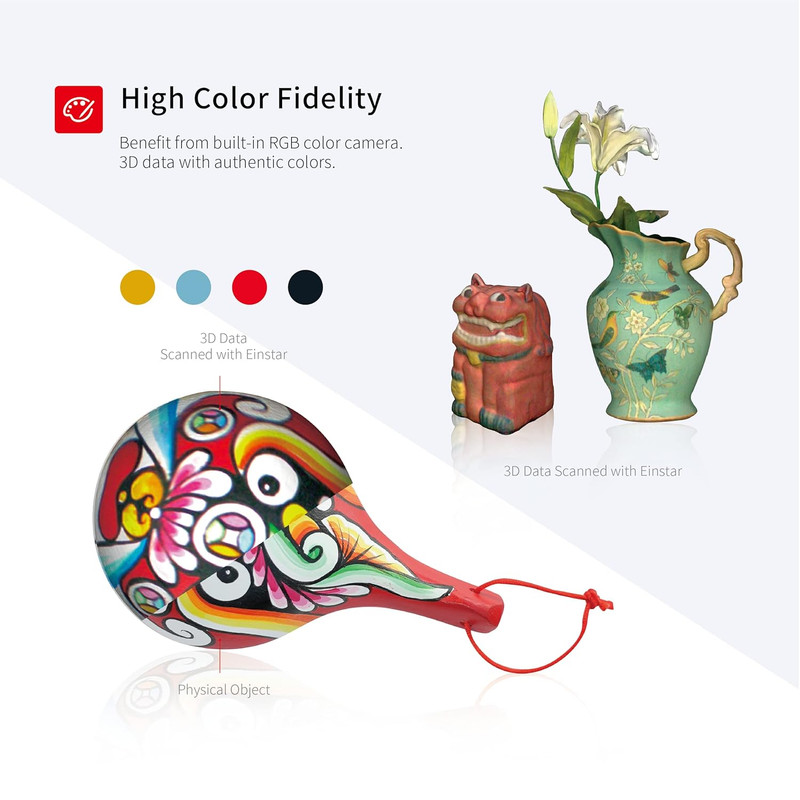 Shining 3D Einstar Handheld 3D Scanner with Detail-Oriented Enhancement Technolo gallery