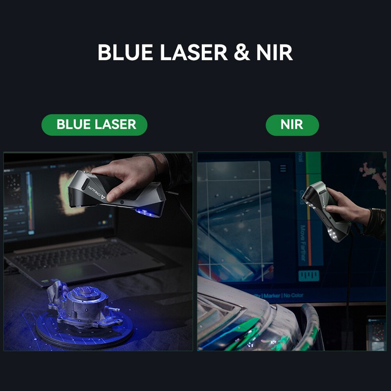 [USED] Creality Raptor 3D Scanner 5-2000mm Range 60FPS Blue NIR Consumer gallery