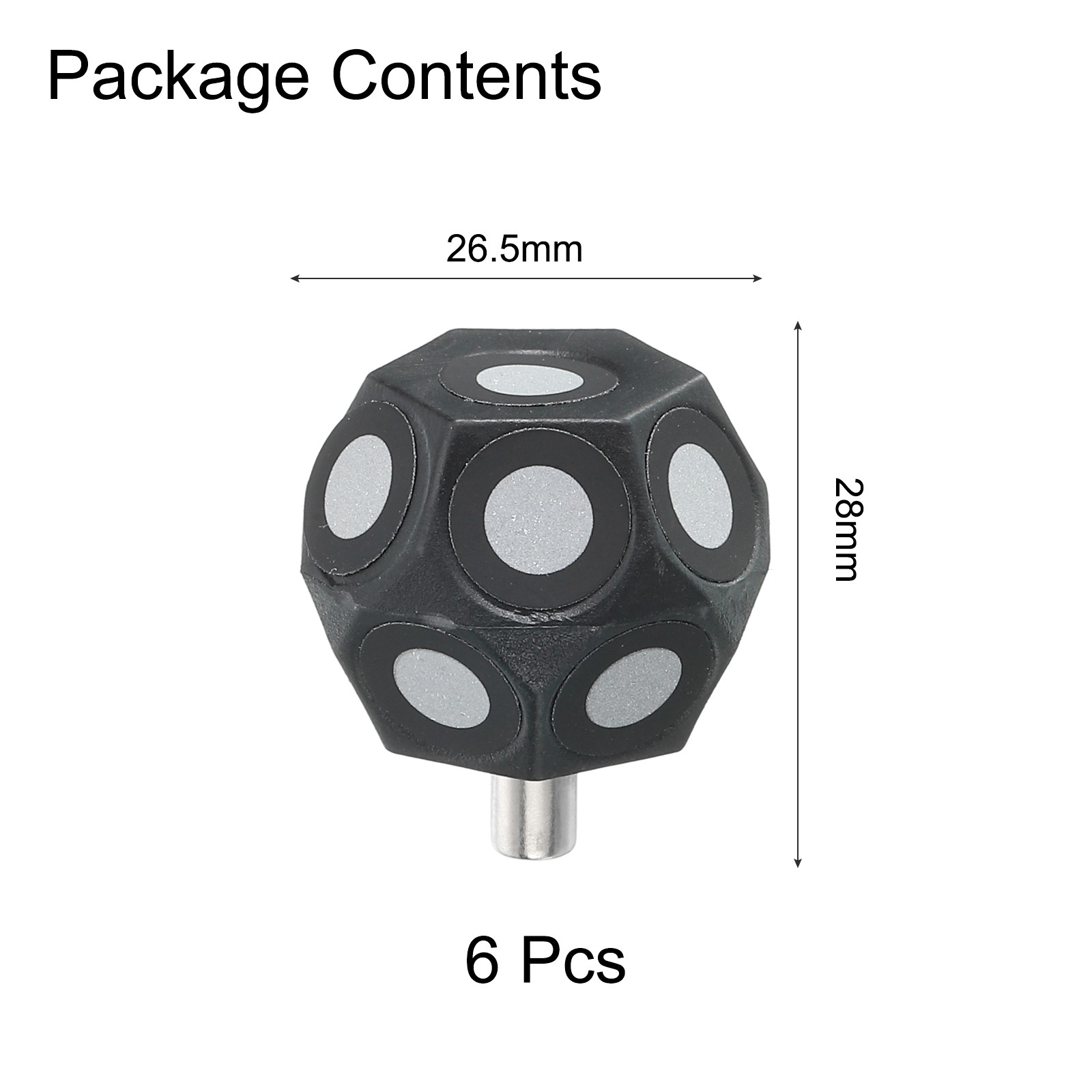 6Pcs 3D Magnetic Ball Marker 6mm 3D Scanning Markers 3D Tracking Dots gallery