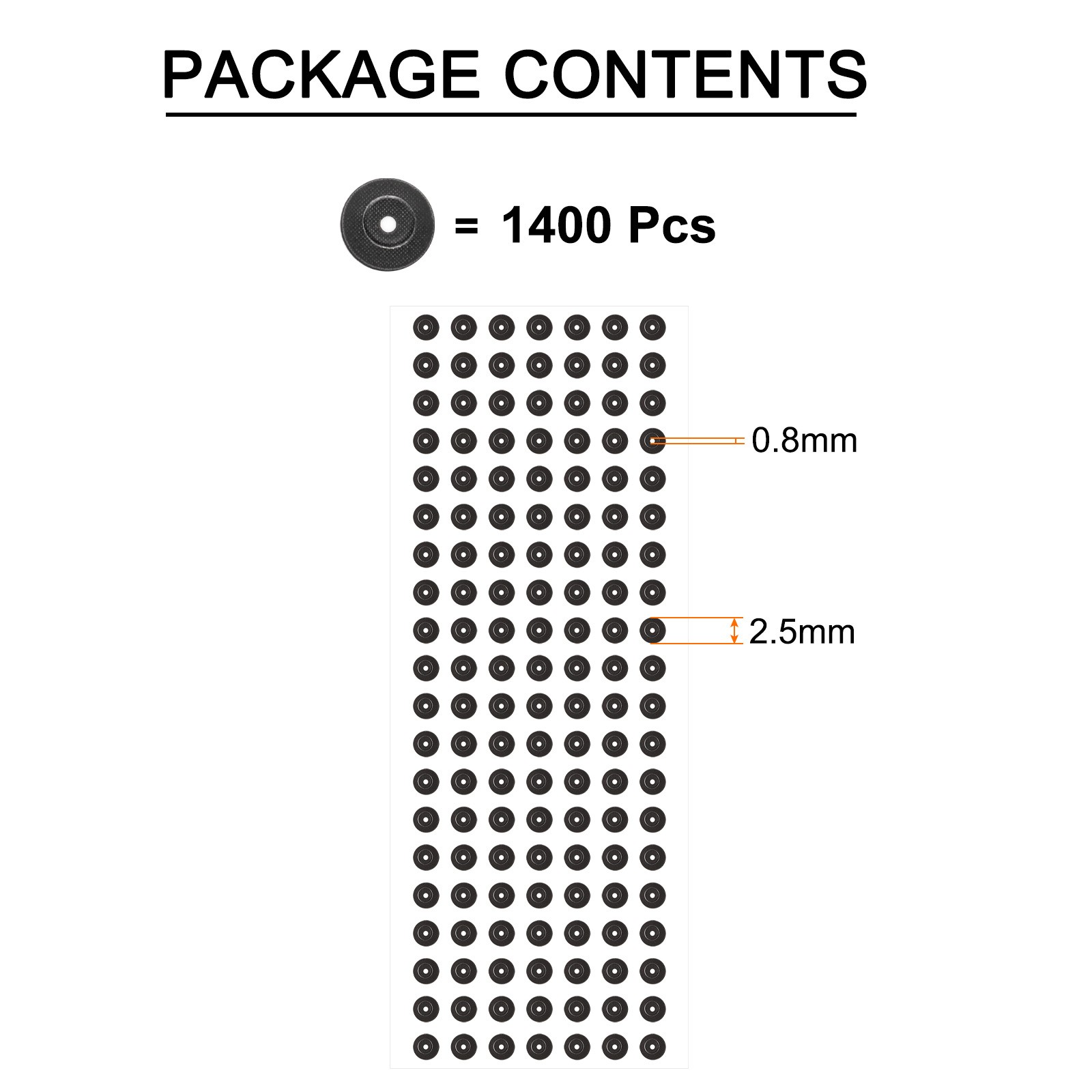 1400Pcs 3D Scanner Markers 0.8mm for 3D Scanner, 3D Tracking Dots gallery