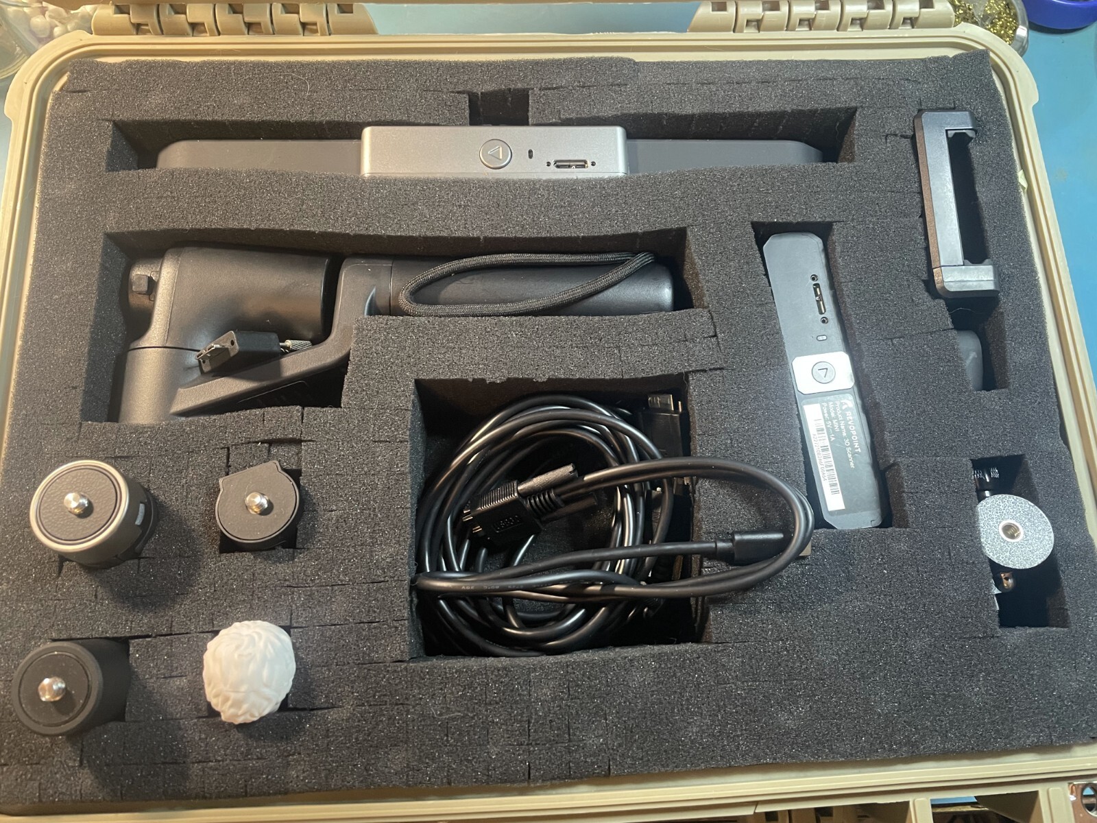 Revopoint 3D Scanners: Range, Mini, Stabilizer, Dual Axis Turn Table, Hard Case gallery
