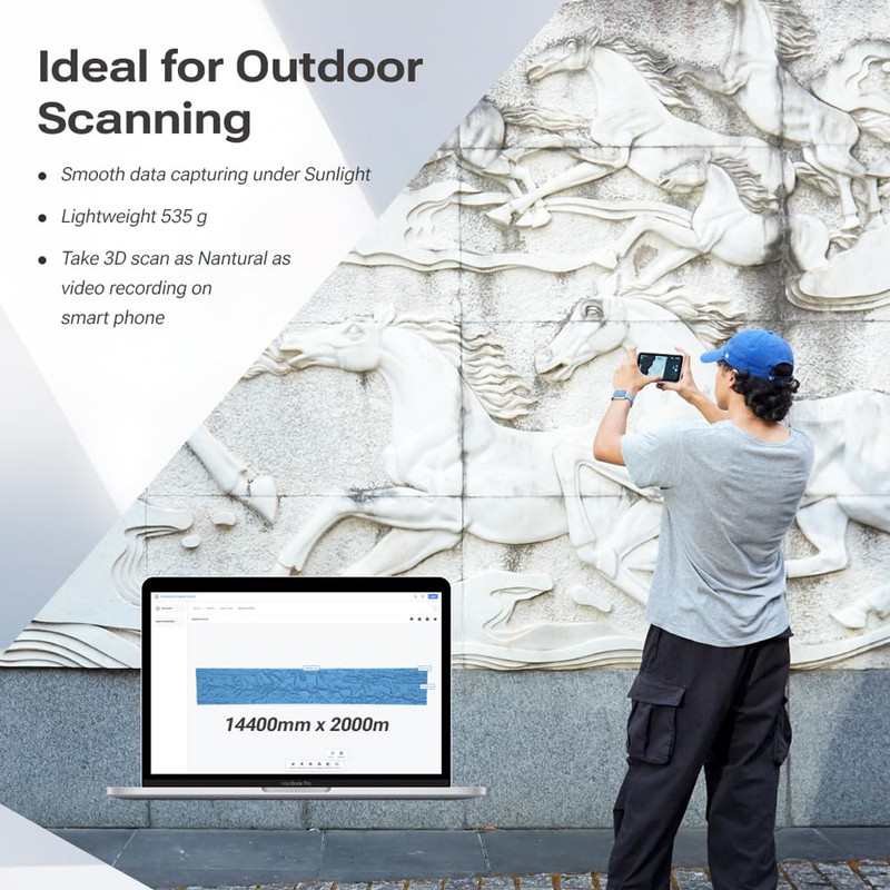 Vega 3D Scanner with Tripod, Portable Wireless 3D Scanner with All-In-One Design gallery