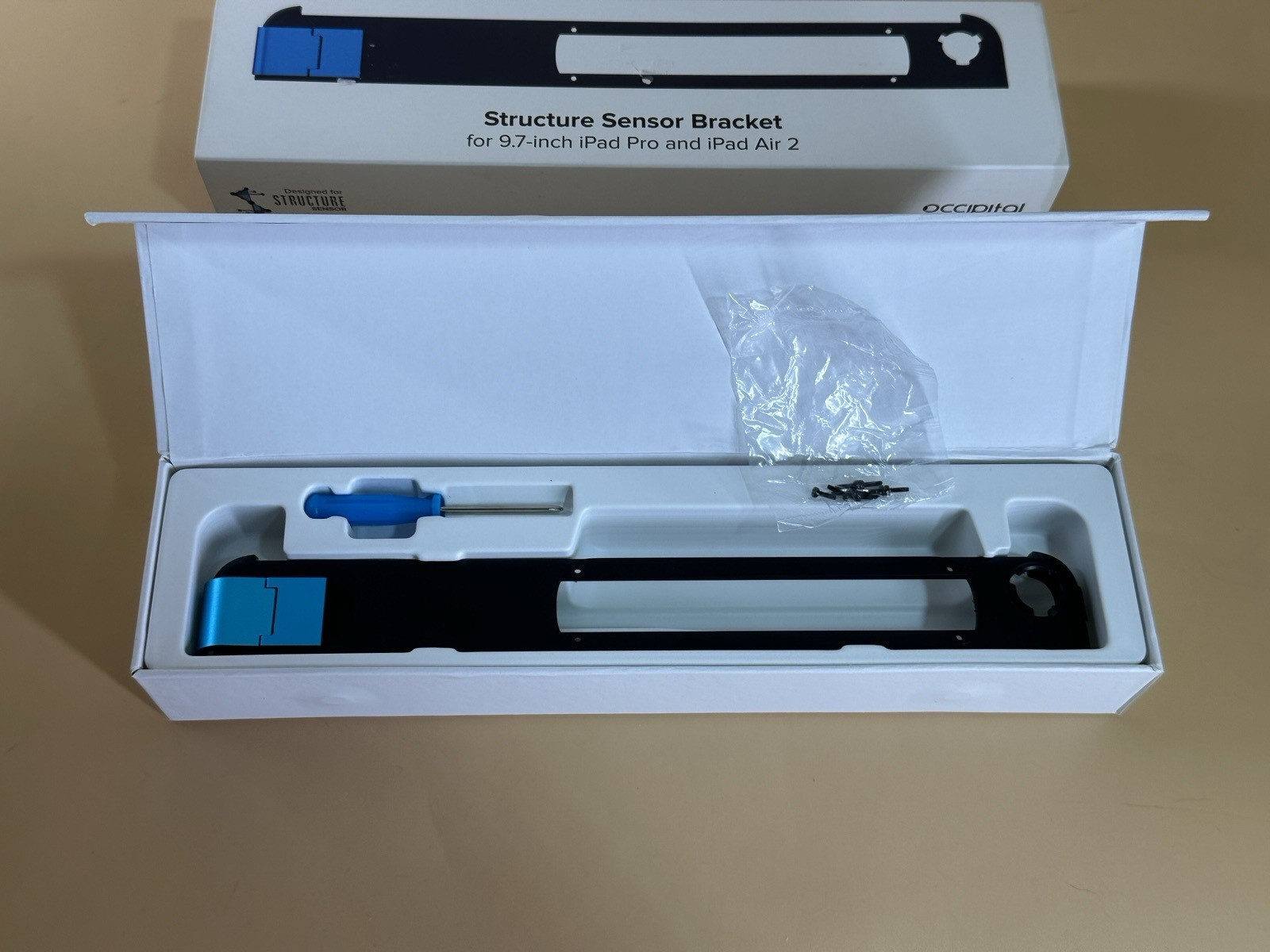 Occipital Structure Sensor Bracket only for 9.7" iPad pro iPad Air 2 w/ screws gallery