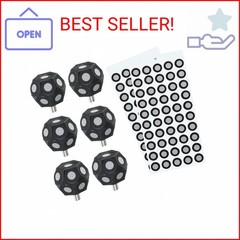 uxcell 6 Pcs 3D Magnetic Ball Marker with 100 Pcs 6x10mm 3D Scanning Markers 3D